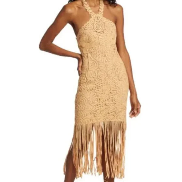 princess polly baby blue dress Dress the Population Black Label Rory Sequin Asymmetric Fringe Skirt Dress main image 1